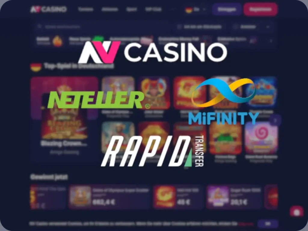 NVCasino Zahlungen